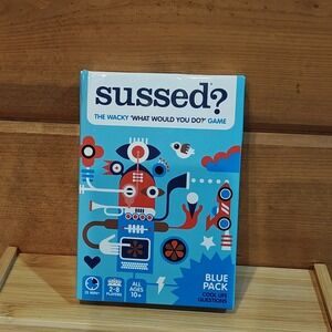Sussed, Cool BLUE Pack What If Card Game Life 2-8 Players Travel Game New Sealed
